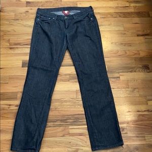 Lucky brand Zoe straight jeans in dark wash